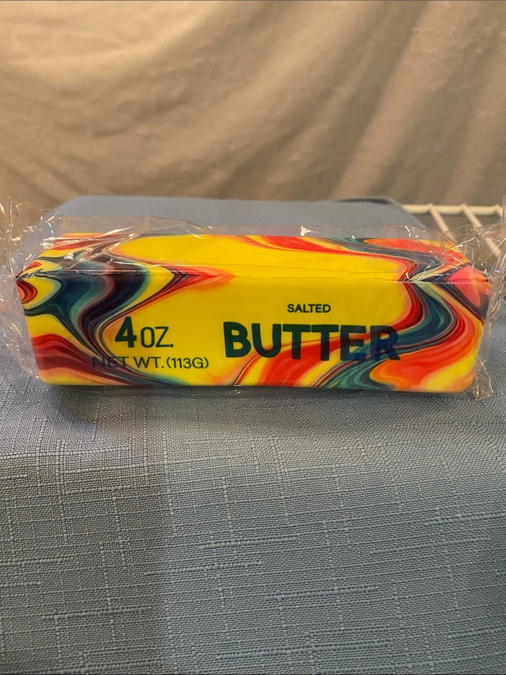 Salted Butter Stick Stress Toy - Swirl Color Design